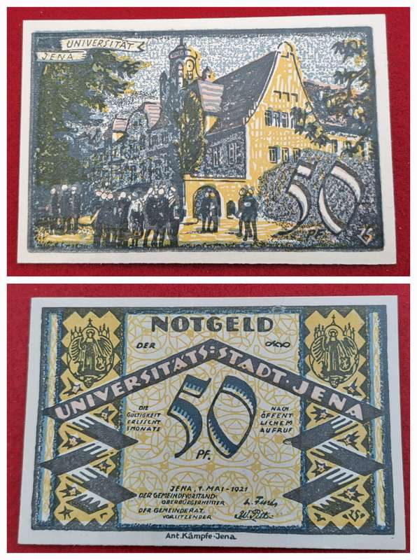 RARE!! 1921-50 Pfennigs  Thuringia, Federal state of  Jena (Thuringia), City of