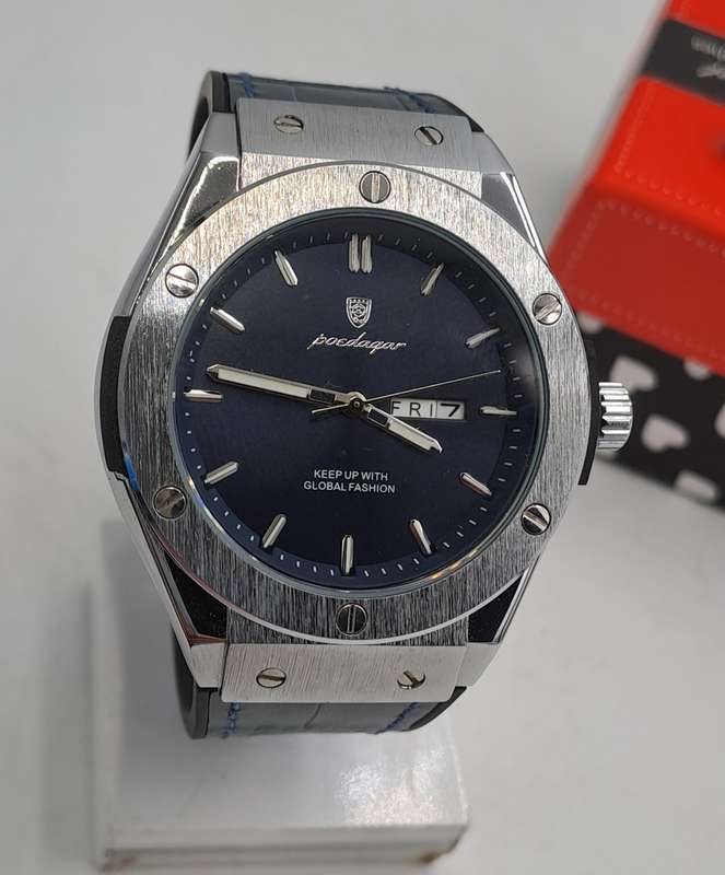 Unused Poedager Men's fashion watch-3ATM 925B -still in Box
