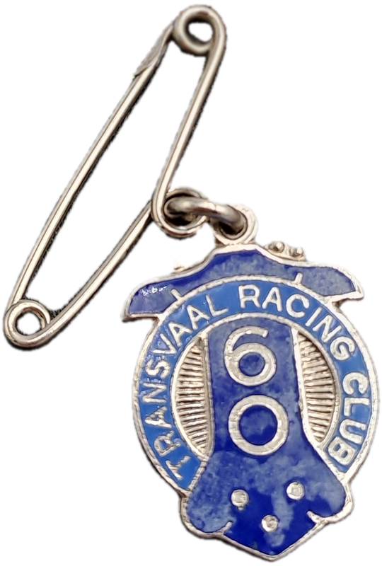 Rare!! 1960 Transvaal Racing Club (HORSE RACING)-Enamel Badge- No 107