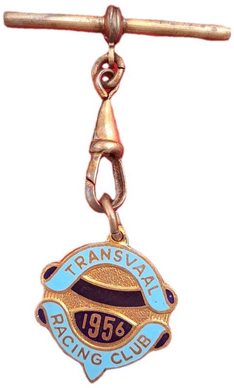 Rare!! 1956 Transvaal Racing Club  (HORSE RACING)-Enamel Badge- No 125