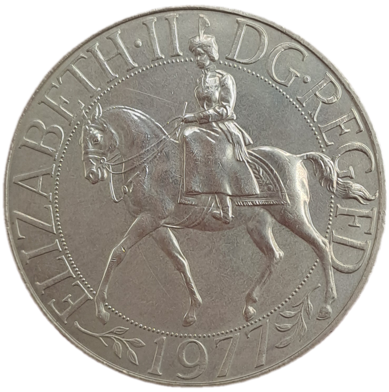 1977 United Kingdom 25 New Pence - Elizabeth II Silver Jubilee