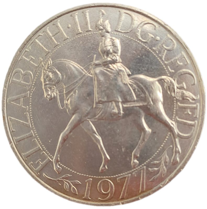 1977 United Kingdom 25 New Pence - Elizabeth II Silver Jubilee