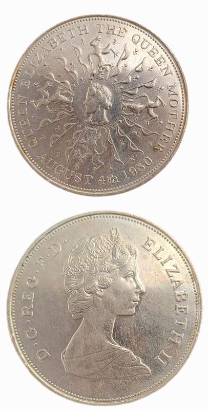 1980 United Kingdom 25 New Pence - Elizabeth II Queen Mother
