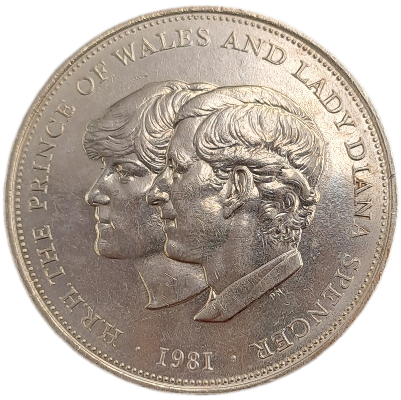 Collectable 1981 Royal Wedding Commemorative Crown Prince Charles and Lady Diana -Uncirulated
