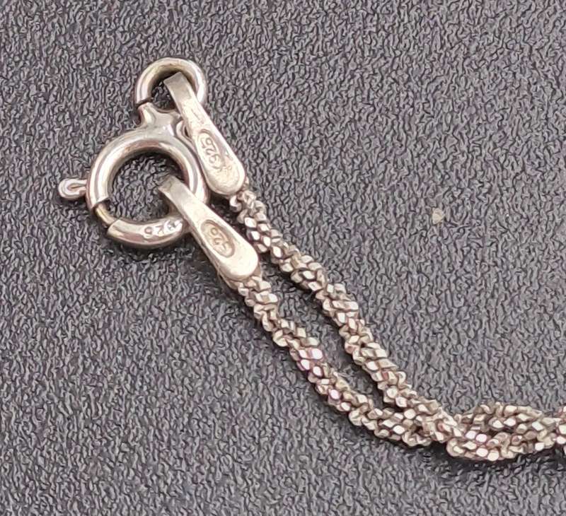 Swarovski Crystal Pendant with 80cm Sterling silver Chain