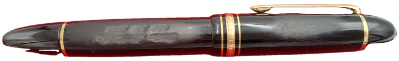Pre-Owned Mont Blanc Fountain Pen with 4810 18kt 750 Gold Nib-Barrel and Cap DAMAGED