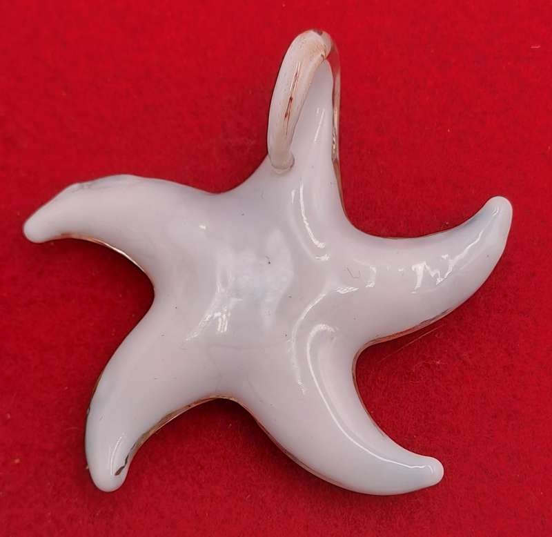 Murano Glass Starfish Shape Pendant- 6cm x 6cm