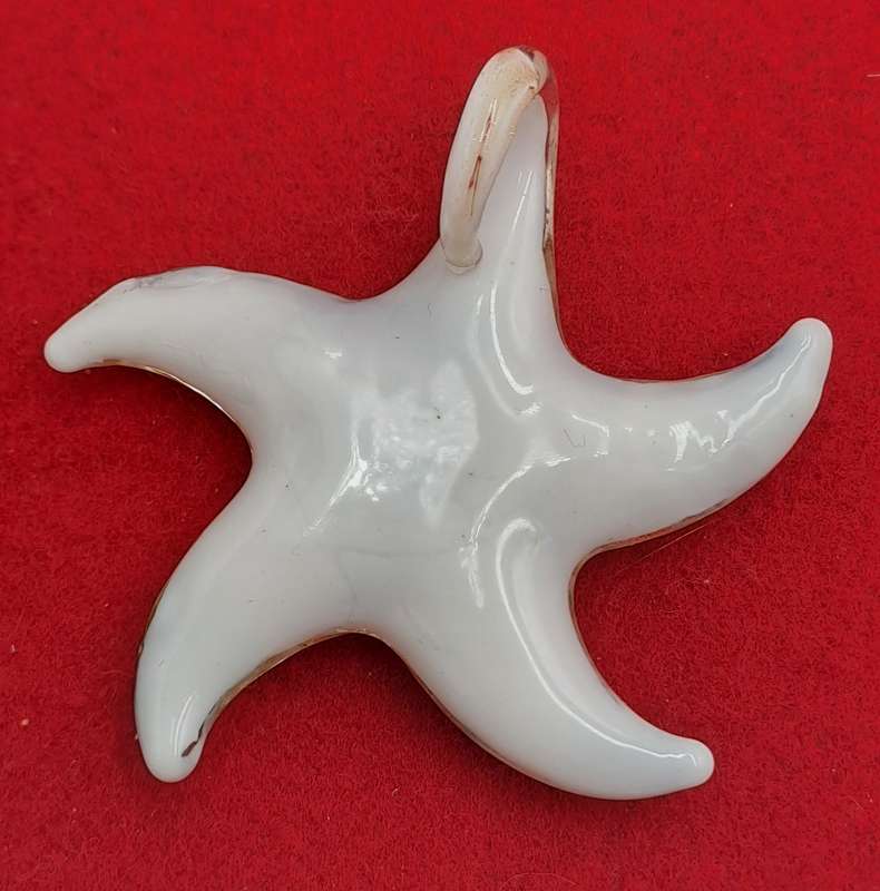 Murano Glass Starfish Shape Pendant- 6cm x 6cm