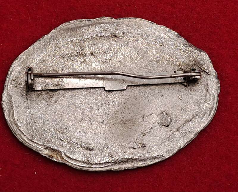 Vintage Zilpla Plated 90 EPNS Silver Embossed Scenic Dutch Pin Brooch 5,8cm x 4,3cm