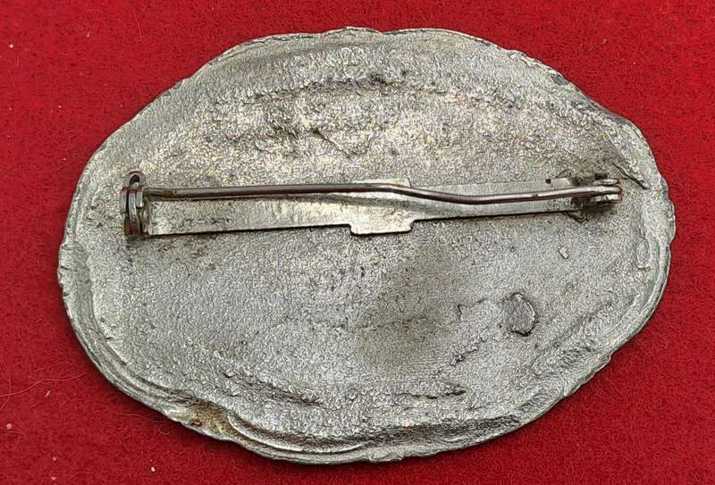 Vintage Zilpla Plated 90 EPNS Silver Embossed Scenic Dutch Pin Brooch 5,8cm x 4,3cm