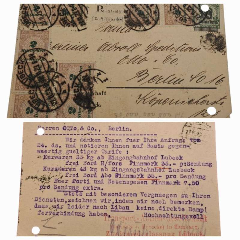 1923 German Postcard (see all Photo's)