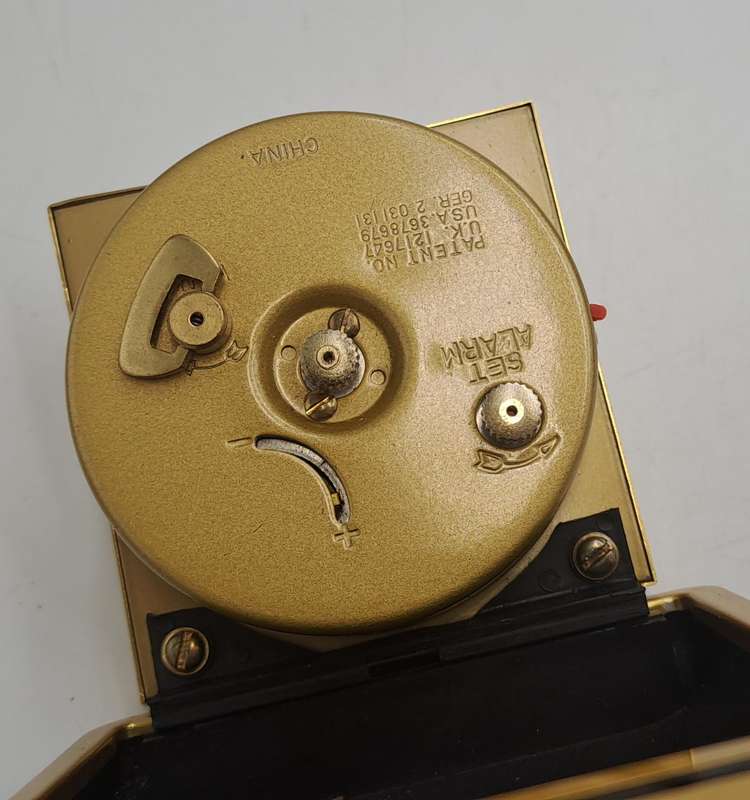 Vintage Equity Alarm Travel clock- Working