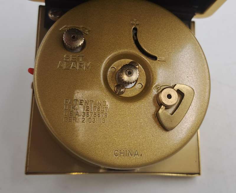 Vintage Equity Alarm Travel clock- Working