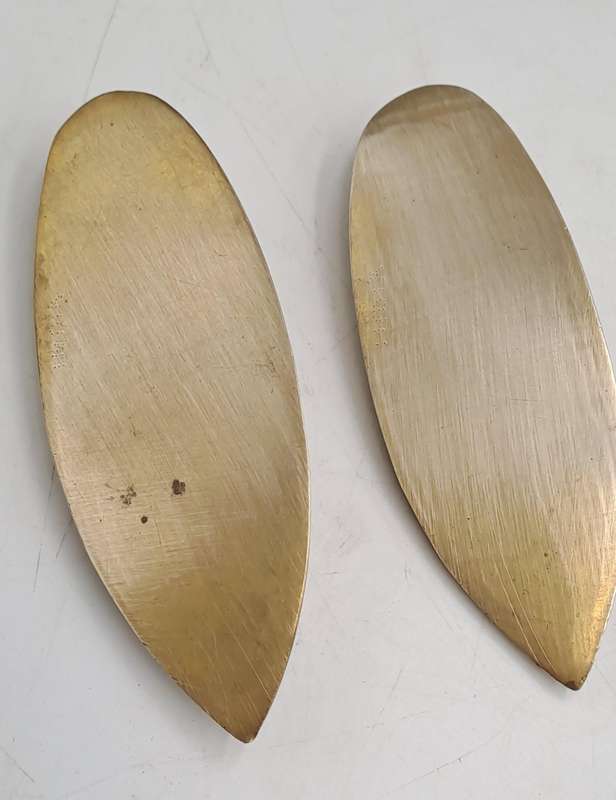 Pair of Vintage Brass shoe Ashtrays