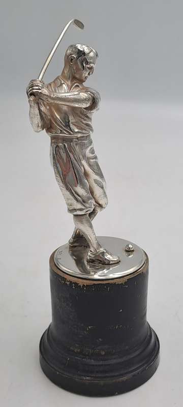 Antique /Vintage WMF Silver Plated Golf Trofee (Not Personalized)-Made in Germany