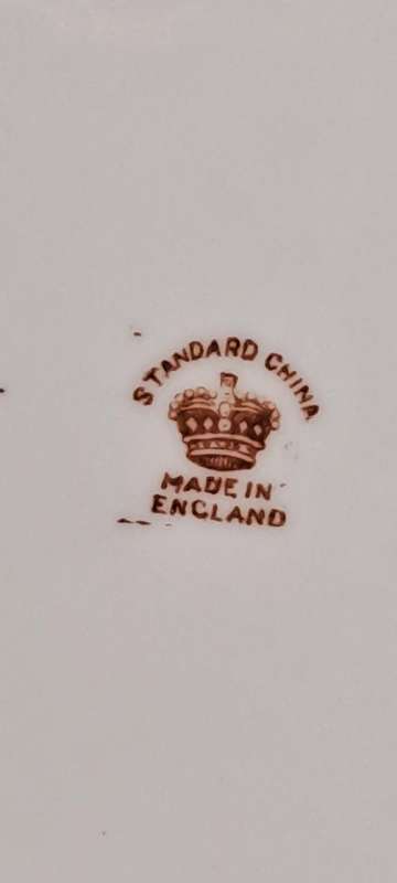 Vintage Art Deco Standard China Cake/side plate Made in England 16,2mm  -(5 Available)