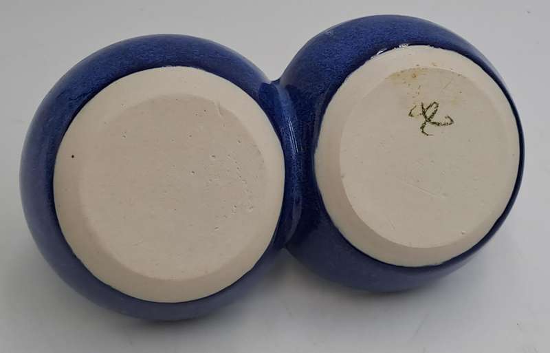 Vintage Ceramic double dish with Spoon