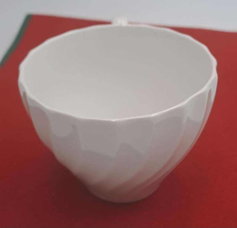 Vintage Aynsley White Swirl Design Tea Cup Bone China England (12 Available)