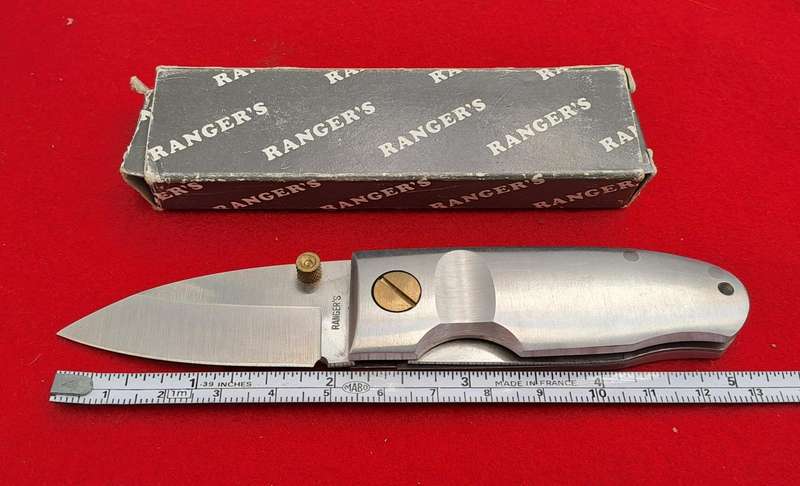 Vintage Ranger's Stubby G. Sakai Seki Japan Folding Pocket Knife-Boxed