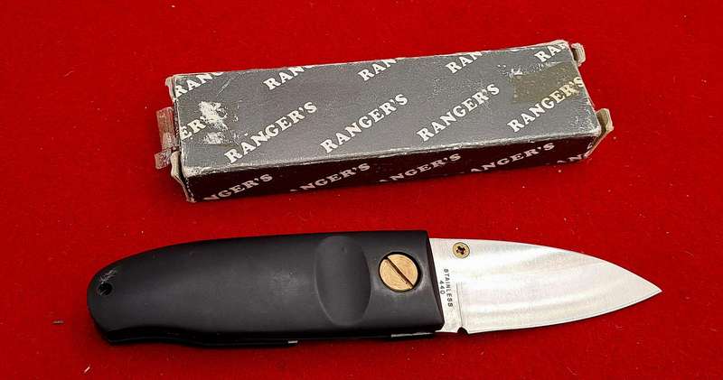 Vintage Ranger's Stubby G. Sakai Seki Japan Folding Pocket Knife-Boxed