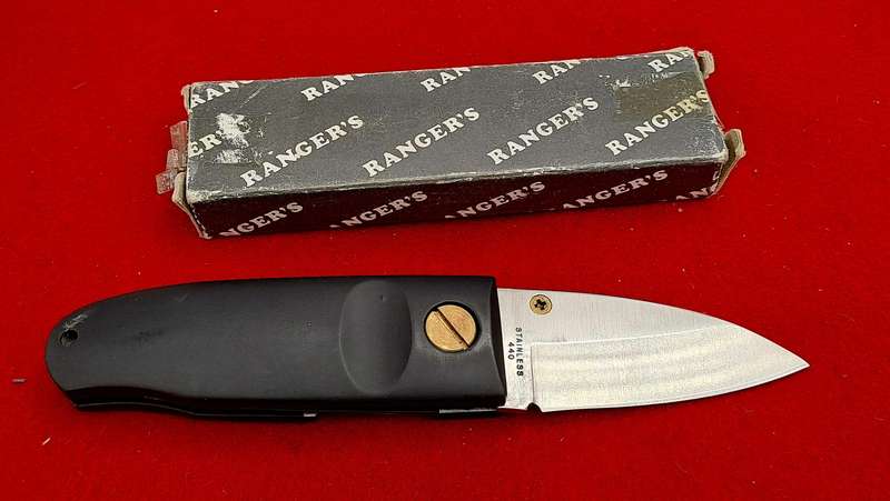 Vintage Ranger's Stubby G. Sakai Seki Japan Folding Pocket Knife-Boxed