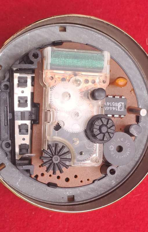 Vintage Wehrle Esquire Quartz alarm Clock -Germany -NOT WORKING