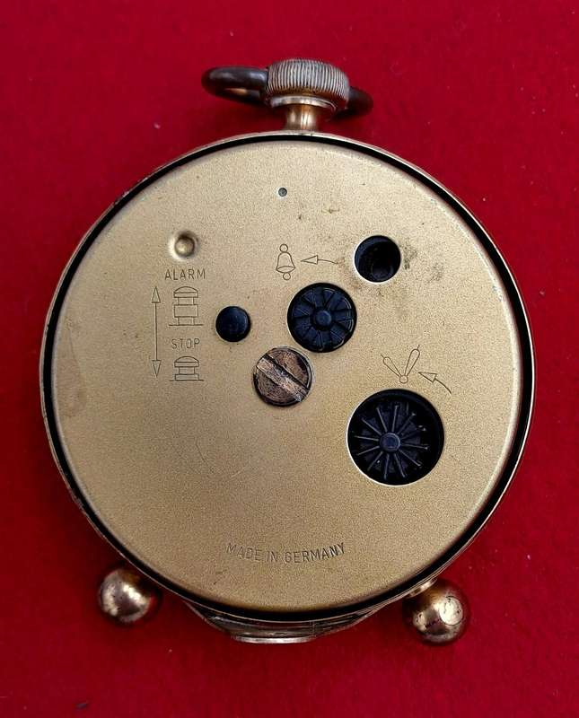 Vintage Wehrle Esquire Quartz alarm Clock -Germany -NOT WORKING