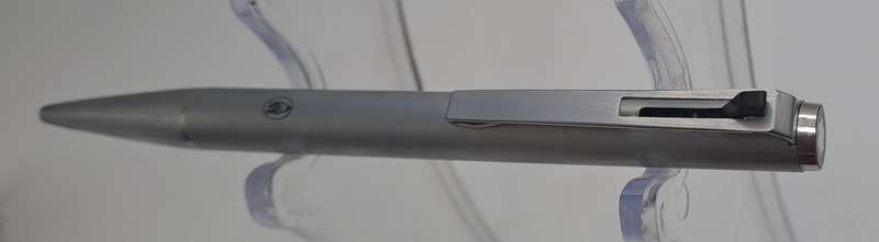 Vintage 1977 MONT BLANC BALLPIX N° 7825 BALLPOINT PEN-GERMANY, STEEL