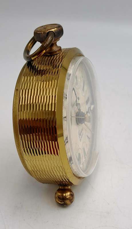Vintage Wehrle Esquire Quartz alarm Clock -Germany -NOT WORKING