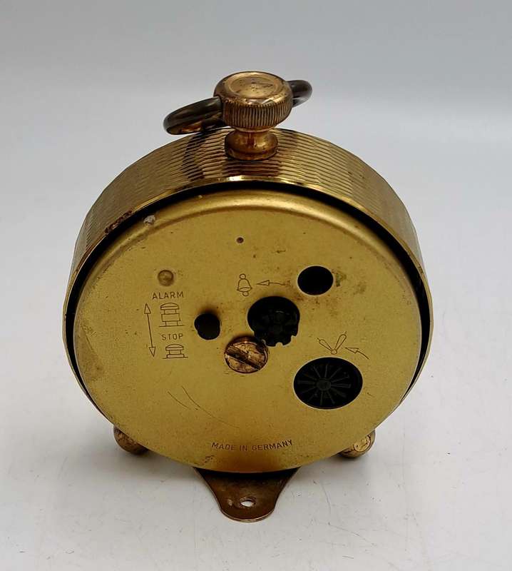 Vintage Wehrle Esquire Quartz alarm Clock -Germany -NOT WORKING
