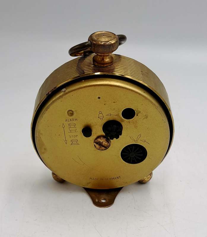 Vintage Wehrle Esquire Quartz alarm Clock -Germany -NOT WORKING