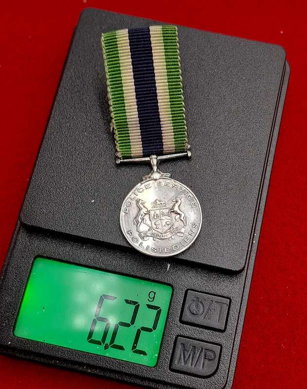 South Africa  Police Service MINI medal for Faithful Service 20mm