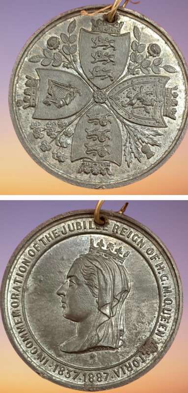 1837-1887 Medal In Commemoration of The Jubilee Reign of H.G.M Queen Victoria