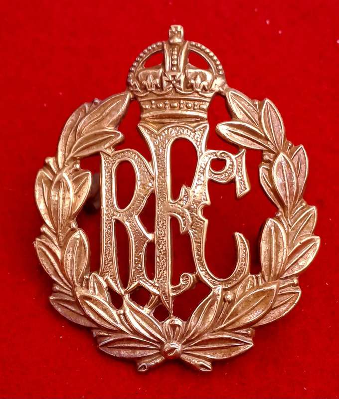 WW1 Royal RFC Royal Flying Corps Cap Badge