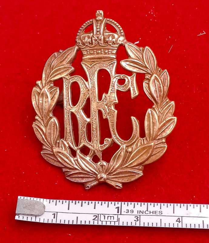 WW1 Royal RFC Royal Flying Corps Cap Badge