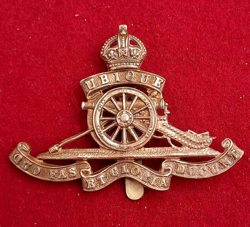 WWI-WWII ROYAL ARTILLERY Cap Badge