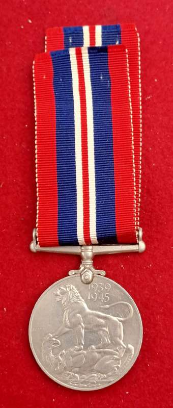 WW2 -1939-45 MEDAL Full Size with Ribbon  -Unnamed