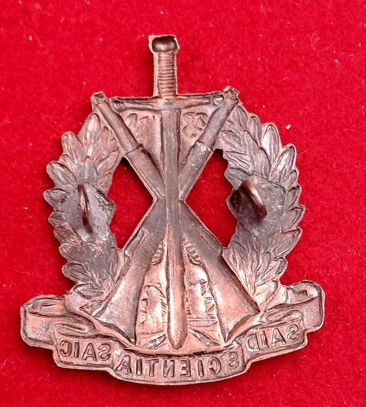 WW2 - SOUTH AFRICA - WWII - S.A. Instructional CORPS CAP BADGE 33mm x 46mm