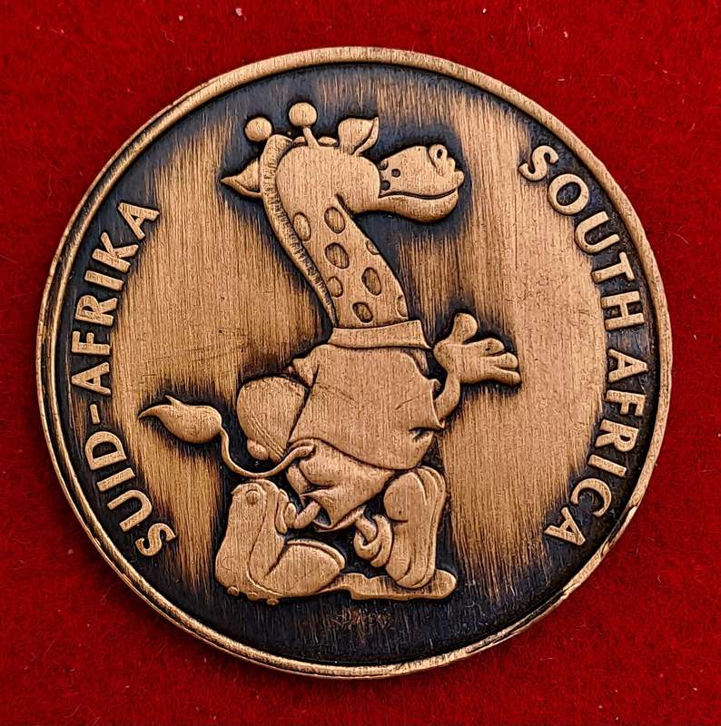 RSA 1995 Rugby World Cup: Ruggles Tossing Coin