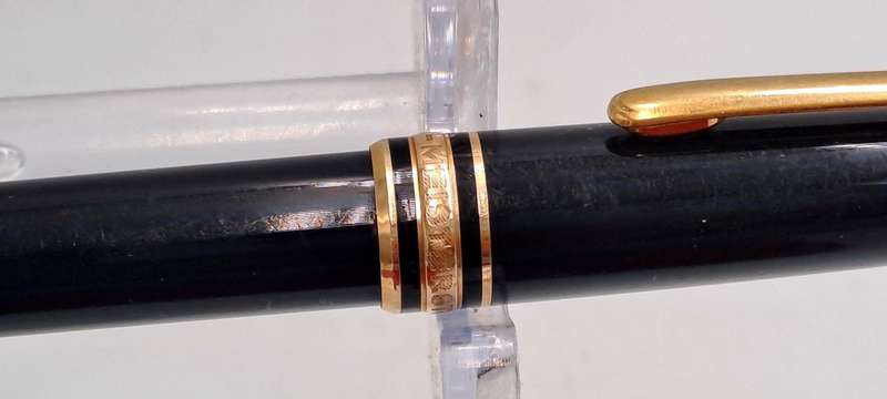 Pre-Owned Montblanc Meisterstück Gold-Coated Ballpoint Pen-SN GG1972999 -Ink is Dry -No Box