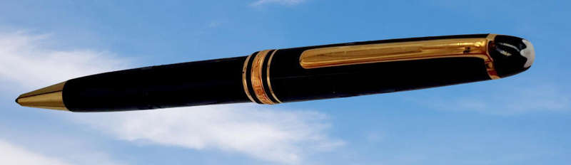 Pre-Owned Montblanc Meisterstück Gold-Coated Ballpoint Pen-SN GG1972999 -Ink is Dry -No Box