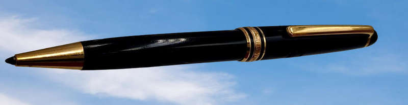 Pre-Owned Montblanc Meisterstück Gold-Coated Ballpoint Pen-SN GG1972999 -Ink is Dry -No Box