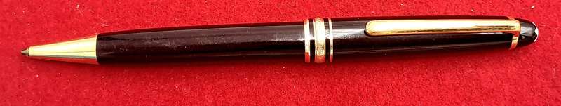 Pre-Owned Montblanc Meisterstück Gold-Coated Ballpoint Pen-SN GG1972999 -Ink is Dry -No Box