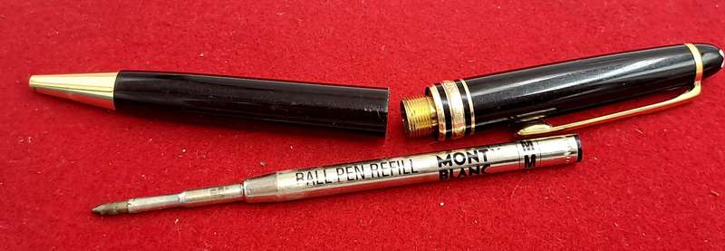 Pre-Owned Montblanc Meisterstück Gold-Coated Ballpoint Pen-SN GG1972999 -Ink is Dry -No Box