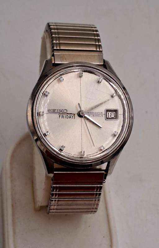 Vintage 1960's Seiko Sea Lion Self-Winding Diashock Watch working-26 Jewels