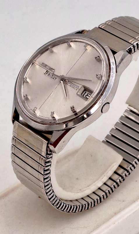 Vintage 1960's Seiko Sea Lion Self-Winding Diashock Watch working-26 Jewels