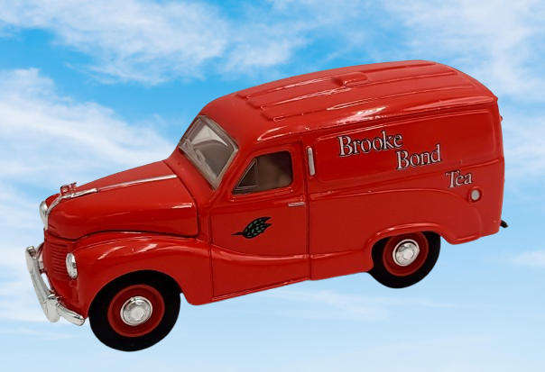 1990-Matchbox Dinky Collection `1952  AUSTIN A40 - 143 DY 15-Brooke Bond Tea- boxed