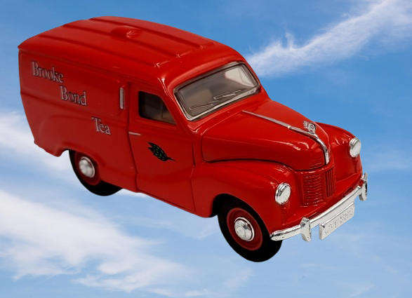1990-Matchbox Dinky Collection `1952  AUSTIN A40 - 143 DY 15-Brooke Bond Tea- boxed