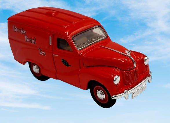 1990-Matchbox Dinky Collection `1952  AUSTIN A40 - 143 DY 15-Brooke Bond Tea- boxed