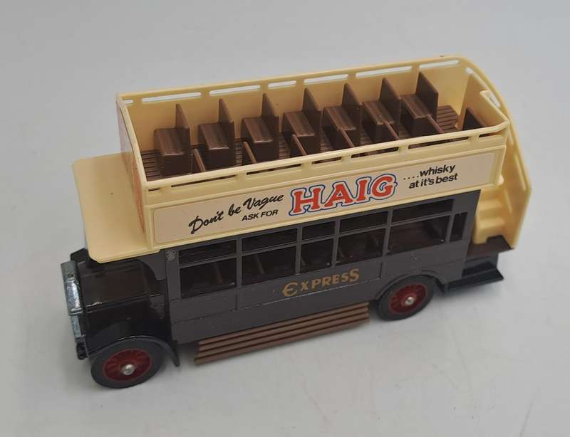 Matchbox Yesteryear Haig Whisky Bus 1922 AEC Omnibus Y-23 Diecast BOXED